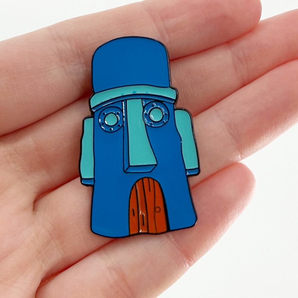 Squidward's House Soft Enamel Pin